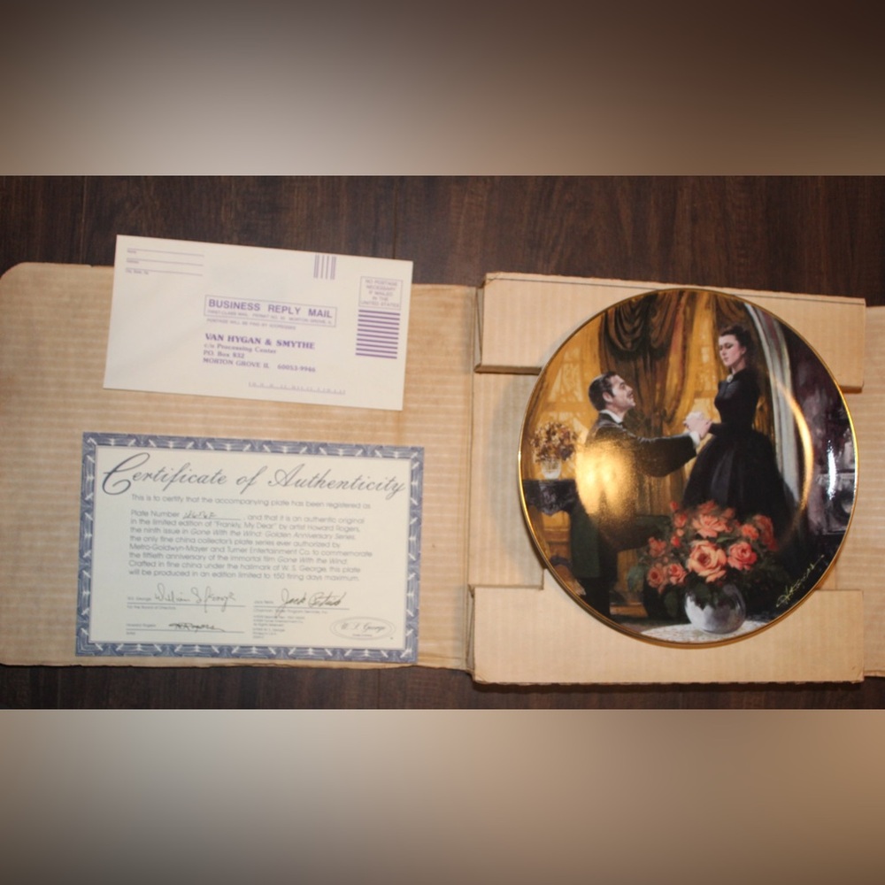 Gone With The Wind “The Proposal” Collectors Plate